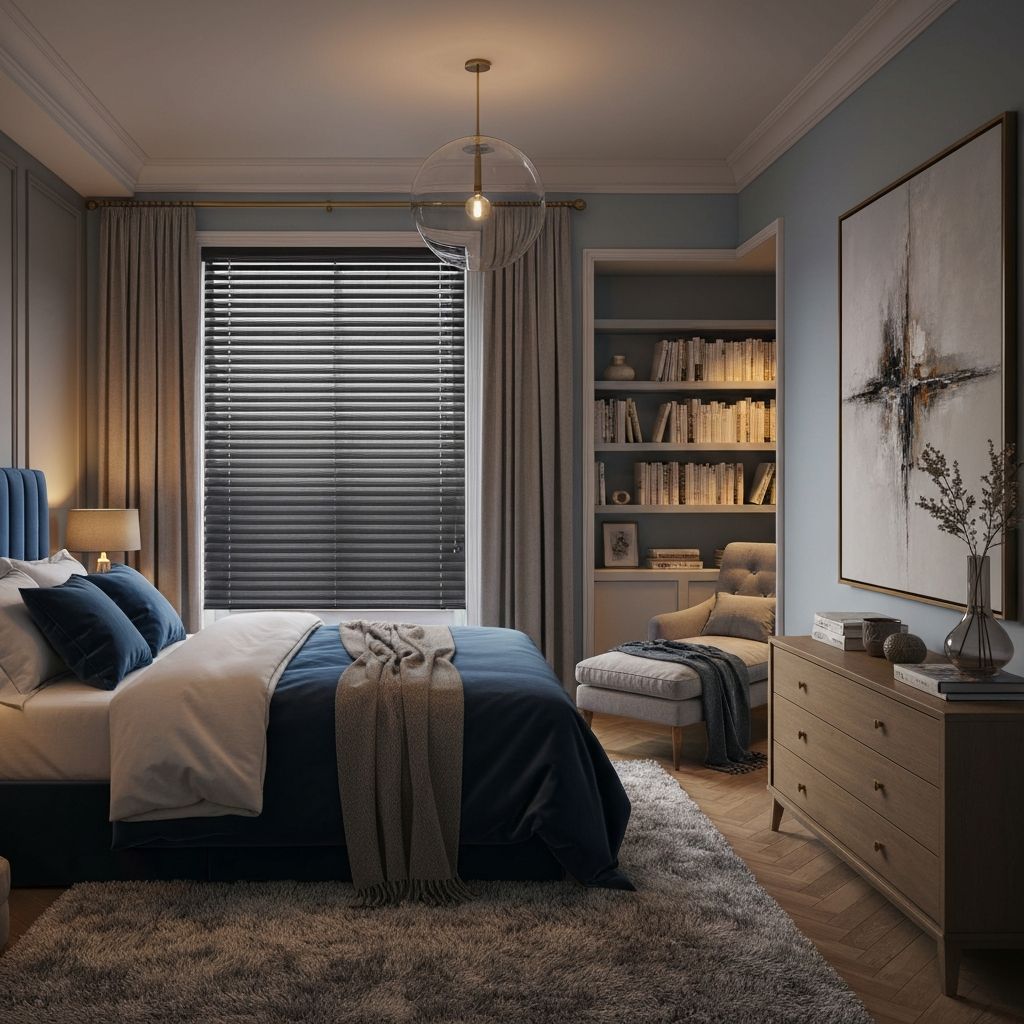 Privacy - window blinds feature